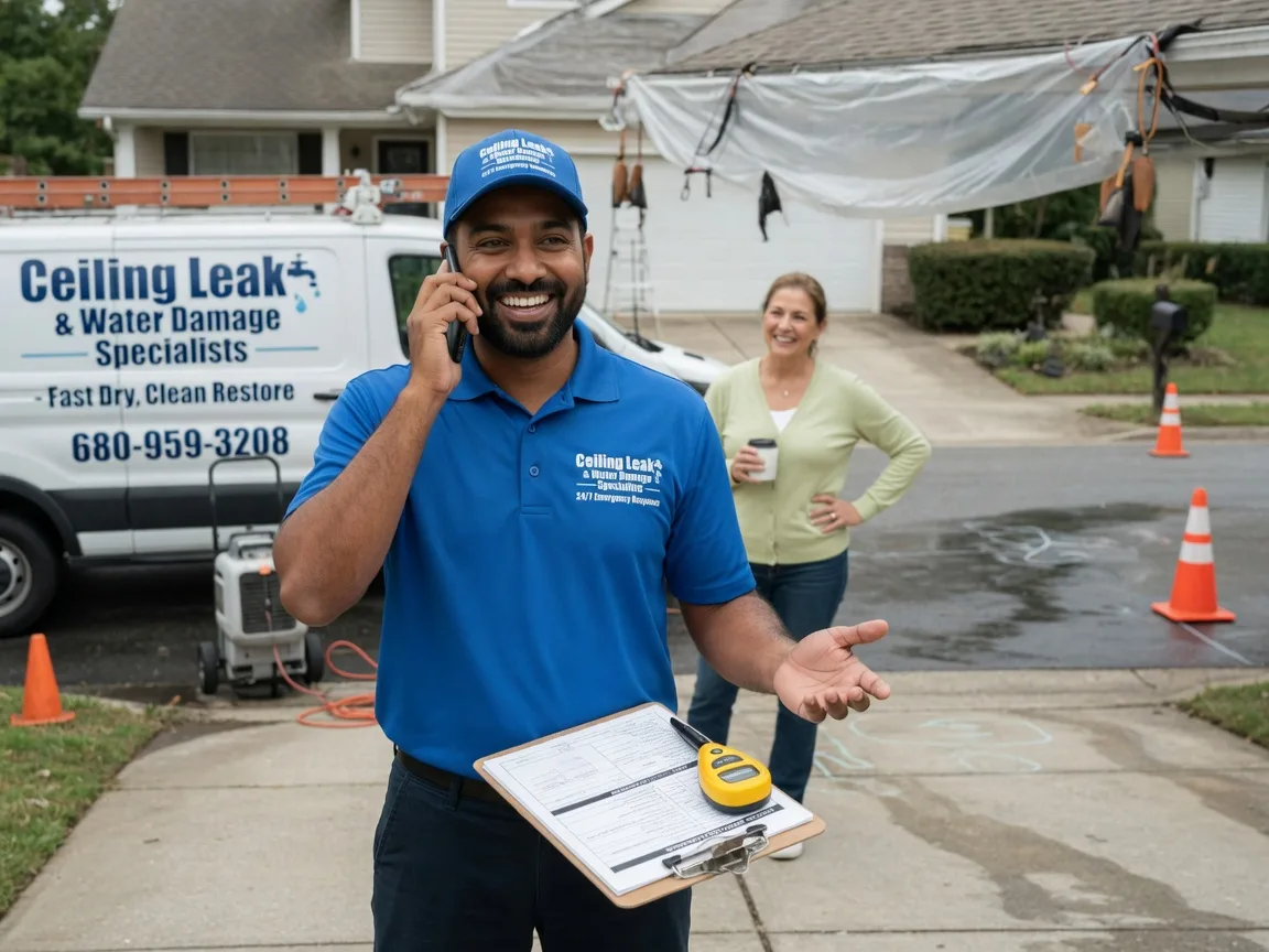 Ceiling Leak Cleanup Bridgewater, IA FAQs